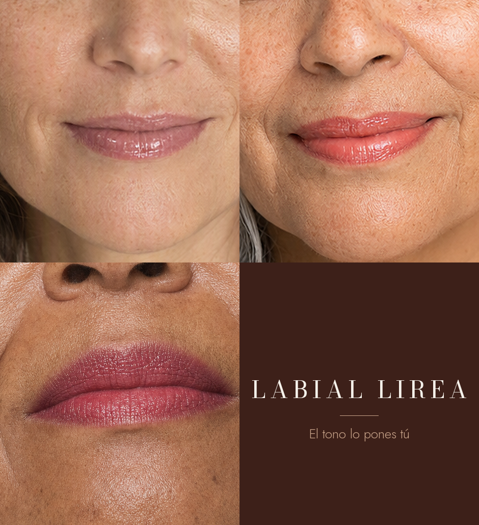 El mismo labial en tres mujeres distintas